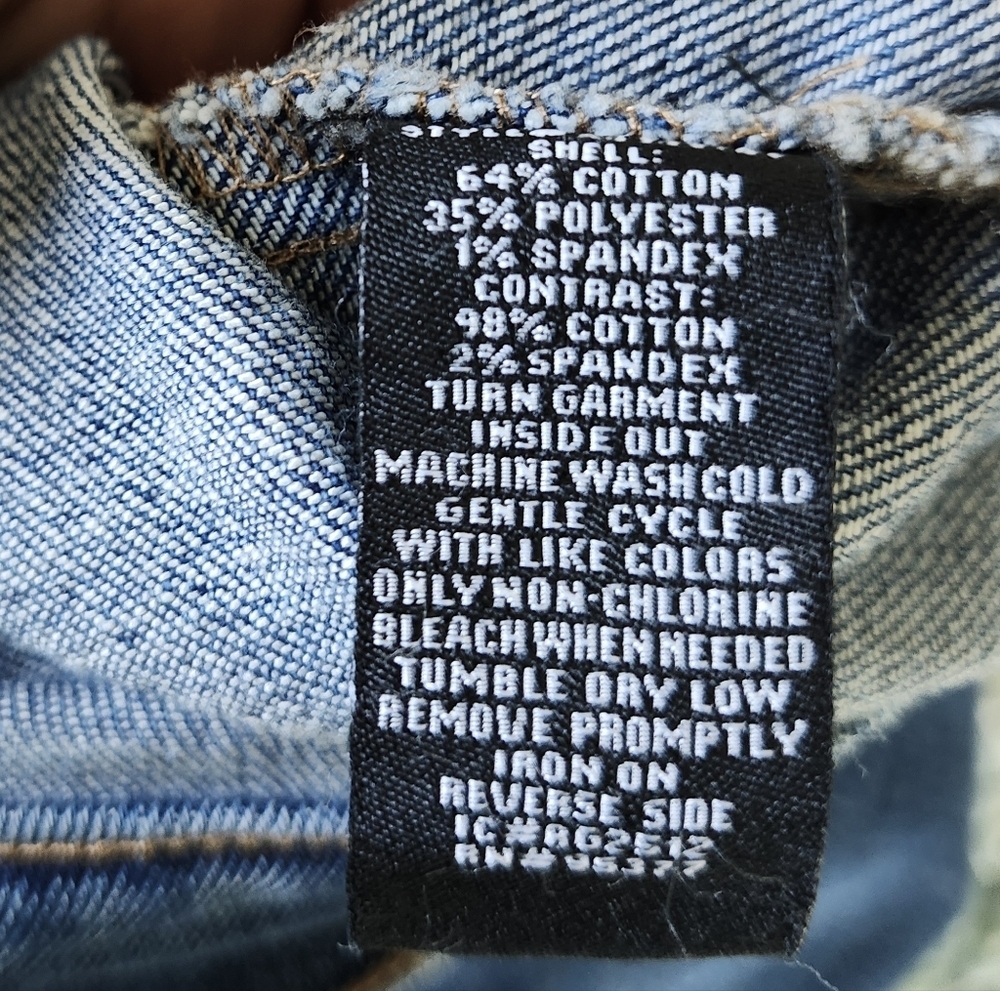 Sanctuary Denim Barn Jacket Jean Chore Jacket Womens XL NWT - Picture 8 of 10